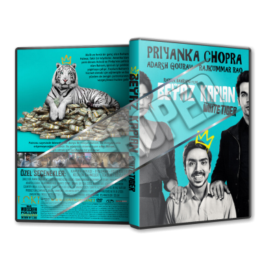 Beyaz Kaplan - The White Tiger - 2021 Türkçe Dvd Cover Tasarımı